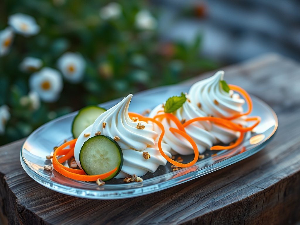 Savory Cream Cheese Dessert: A Garden-Inspired Delight