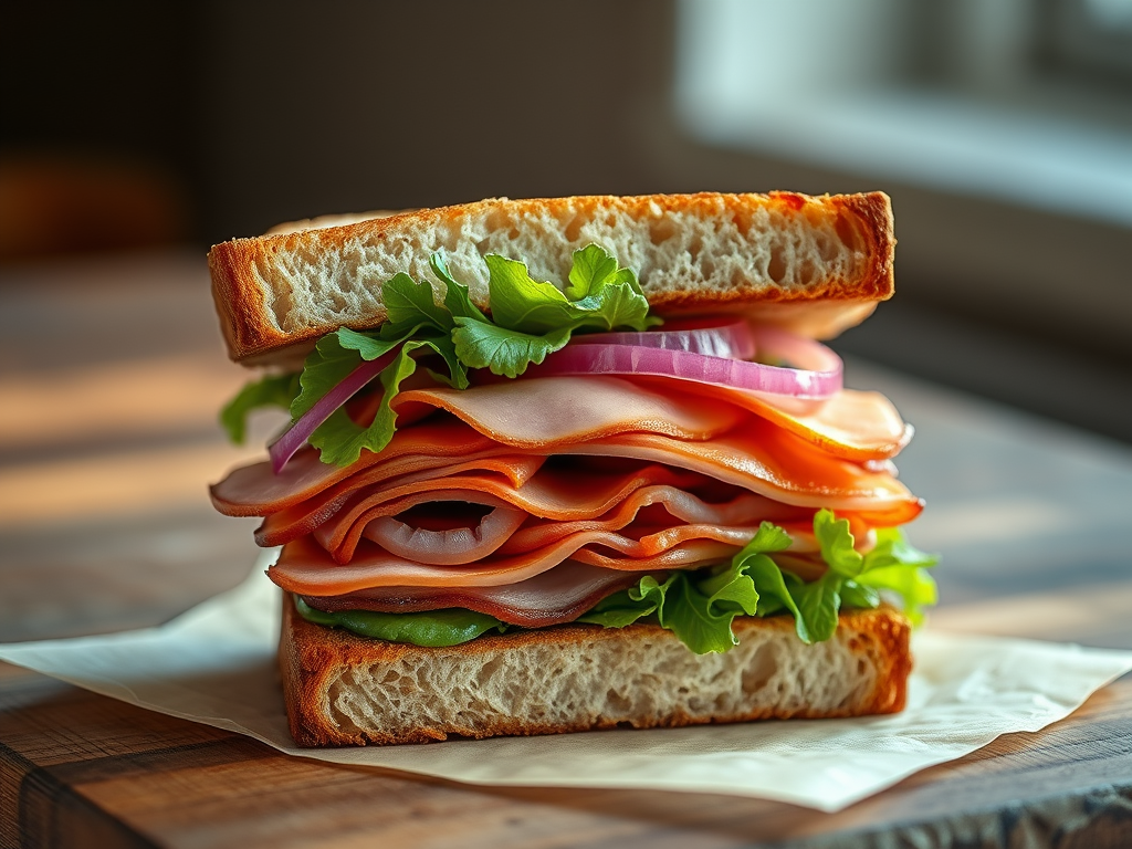 The Sandwich That Speaks for Itself: A Simple Indulgence