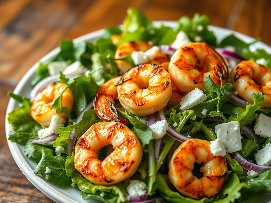 Coastal Comfort Salad with Grilled Shrimp