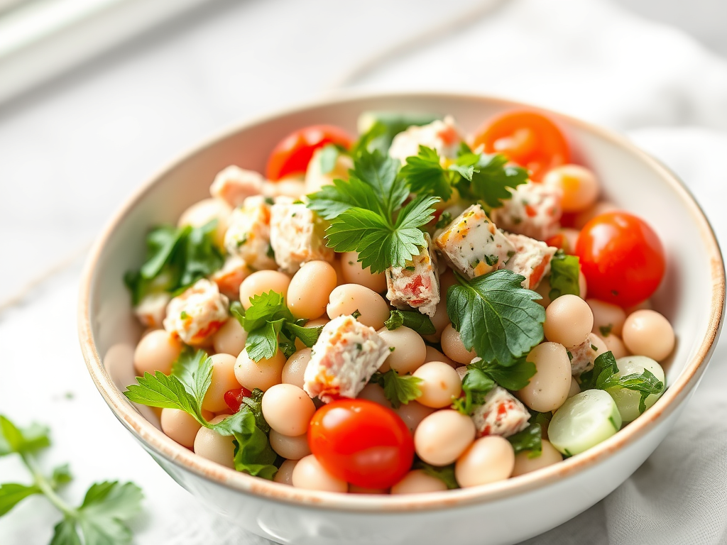 Tuna + White Bean Salad